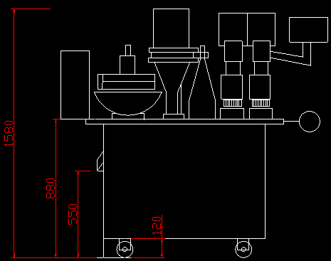 semi automatic capsule filler footprint